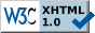 Validato con XHTML 1.0